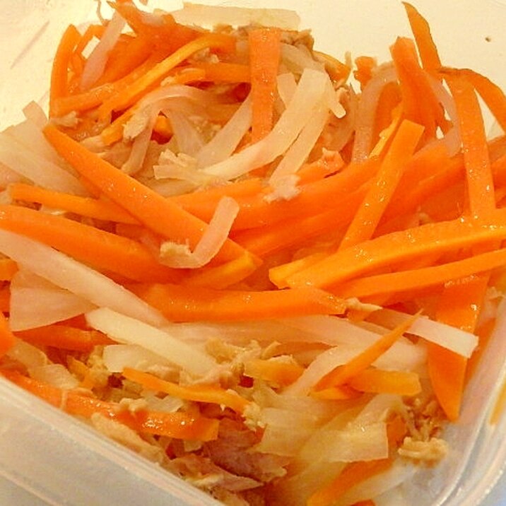 電子レンジで 大根とにんじんとツナの煮物 レシピ 作り方 By めい 楽天レシピ